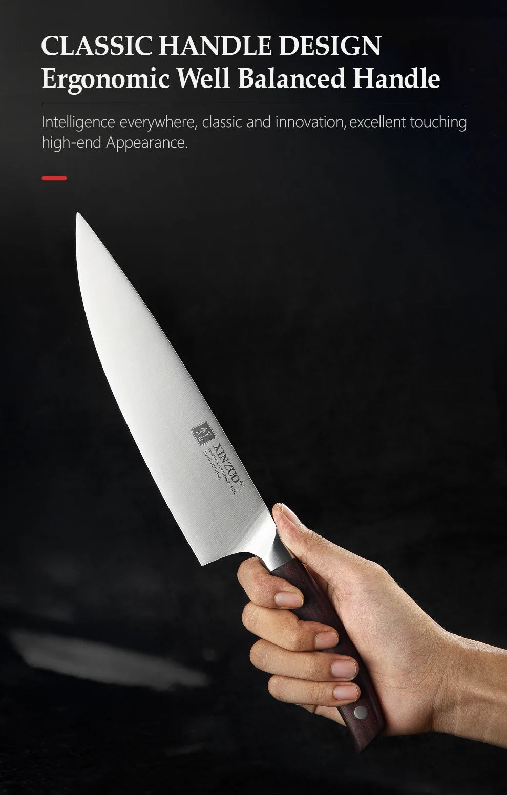 Xinzuo Professional 7-Piece Knife Set