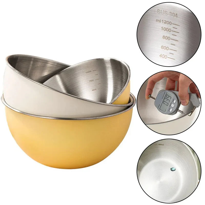 Stainless Steel Salad Basin